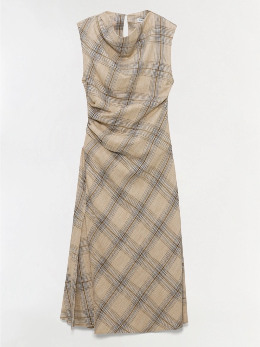 Jonathan Simkhai Burke Draped Midi Dress